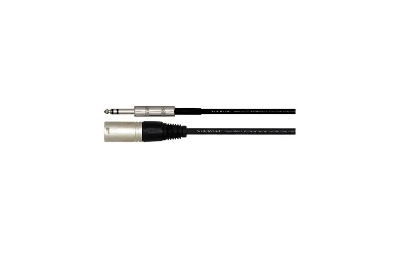 SilkRoad RIM10 Καλώδιο XLR Αρσενικό σε Jack 6,3mm Stereo, 3m