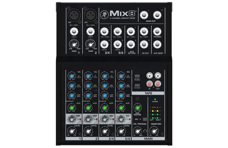 Mackie Mix8 Αναλογική Κονσόλα Ήχου