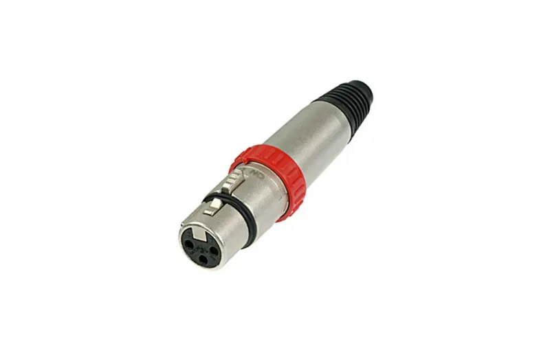 Βύσμα XLR 3-pin θηλυκό με διακόπτη
