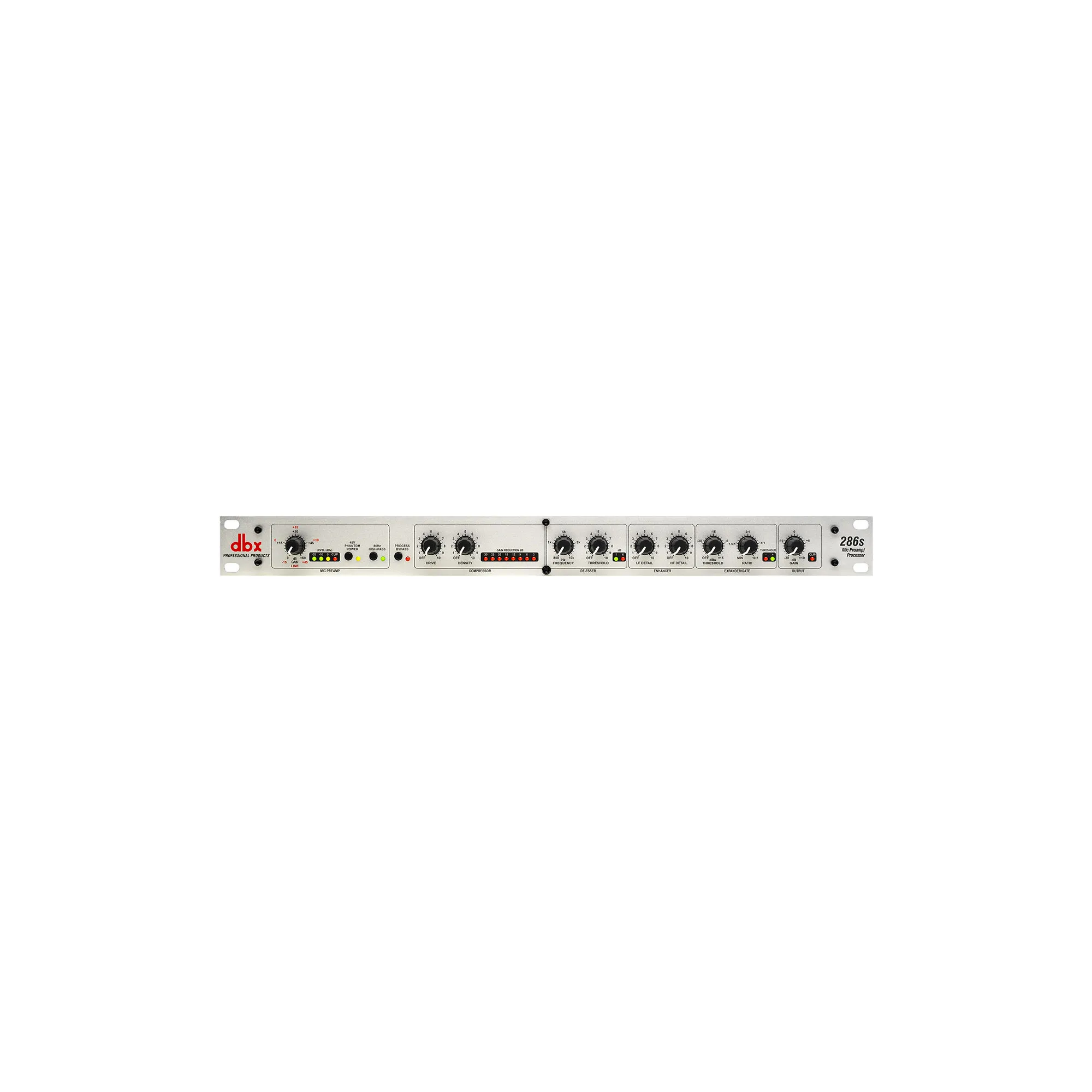 DBX 286S Προενισχυτής και επεξεργαστής μικροφώνου