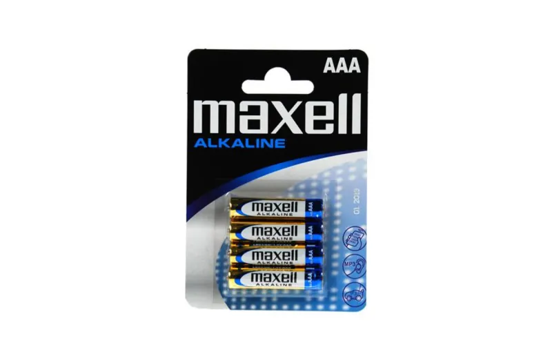 Maxell LR03 Alkaline Μπαταρίες τύπου AAA 4 τμχ