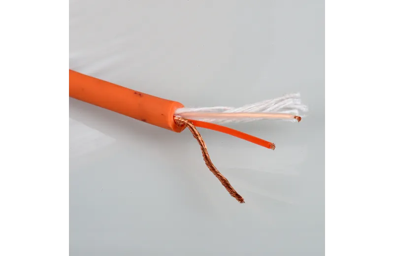 Metro MC-203OR Μικροφωνικό καλώδιο balanced 2x0.23mm2 Πορτοκαλί (Τιμή ανά Μέτρο)