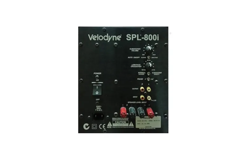 VELODYNE SPL 800I 8" 1000W RMS Αυτοενισχυόμενο Subwoofer - Μαύρο