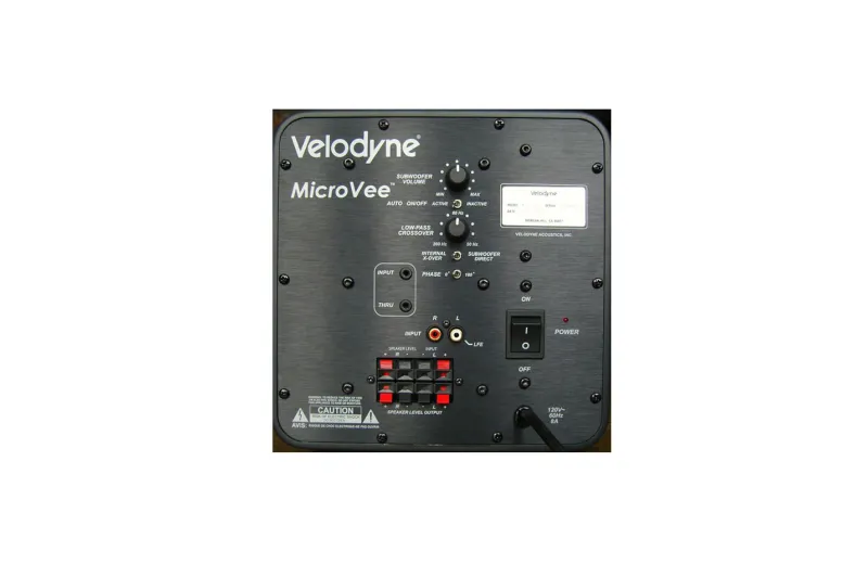 VELODYNE MICRO VEE Mini 600W RMS Active Subwoofer - Black