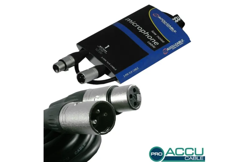 Accucable AC-PRO-XMXF/1 Καλώδιο XLR-XLR 1m