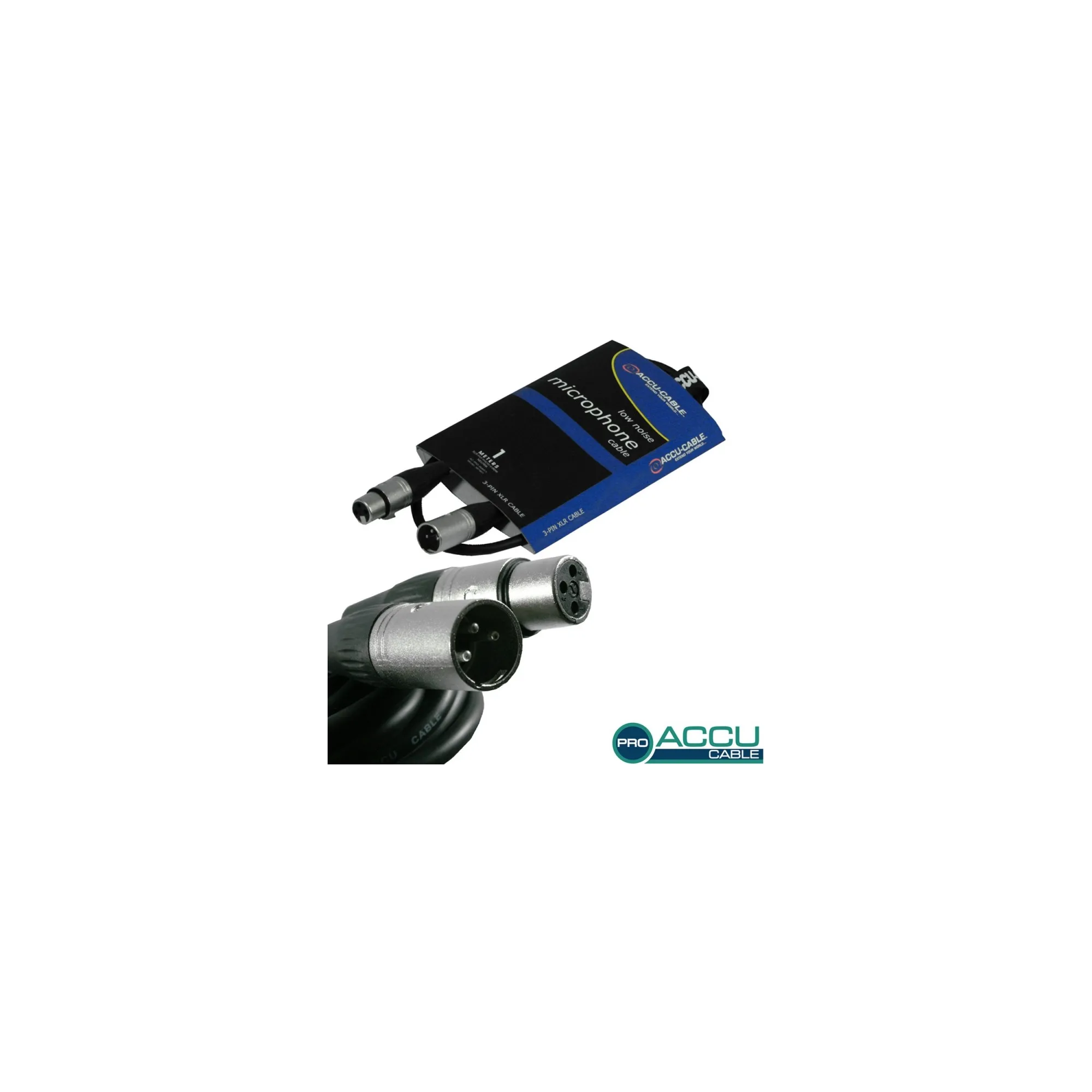 Accucable AC-PRO-XMXF/1 Καλώδιο XLR-XLR 1m