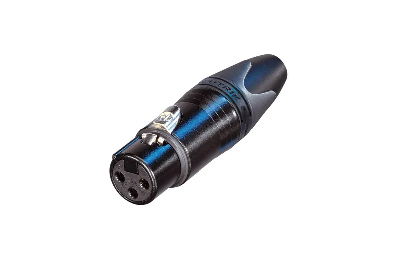 Neutrik NC3FXX-B Female Cable Connector 3-pin