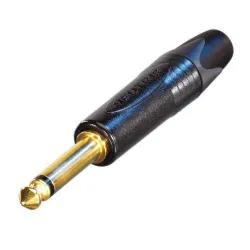 Neutrik NP-2X-B Καρφί 1/4 αρσενικό μονοφωνικό με επίχρυσες ε