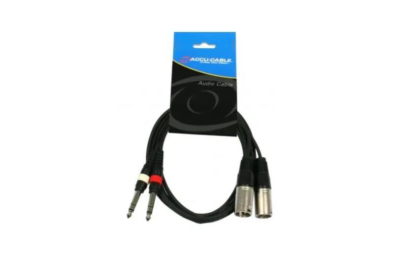 Accucable AC-2J6S-2XM/3 Καλώδιο XLR σε Jack