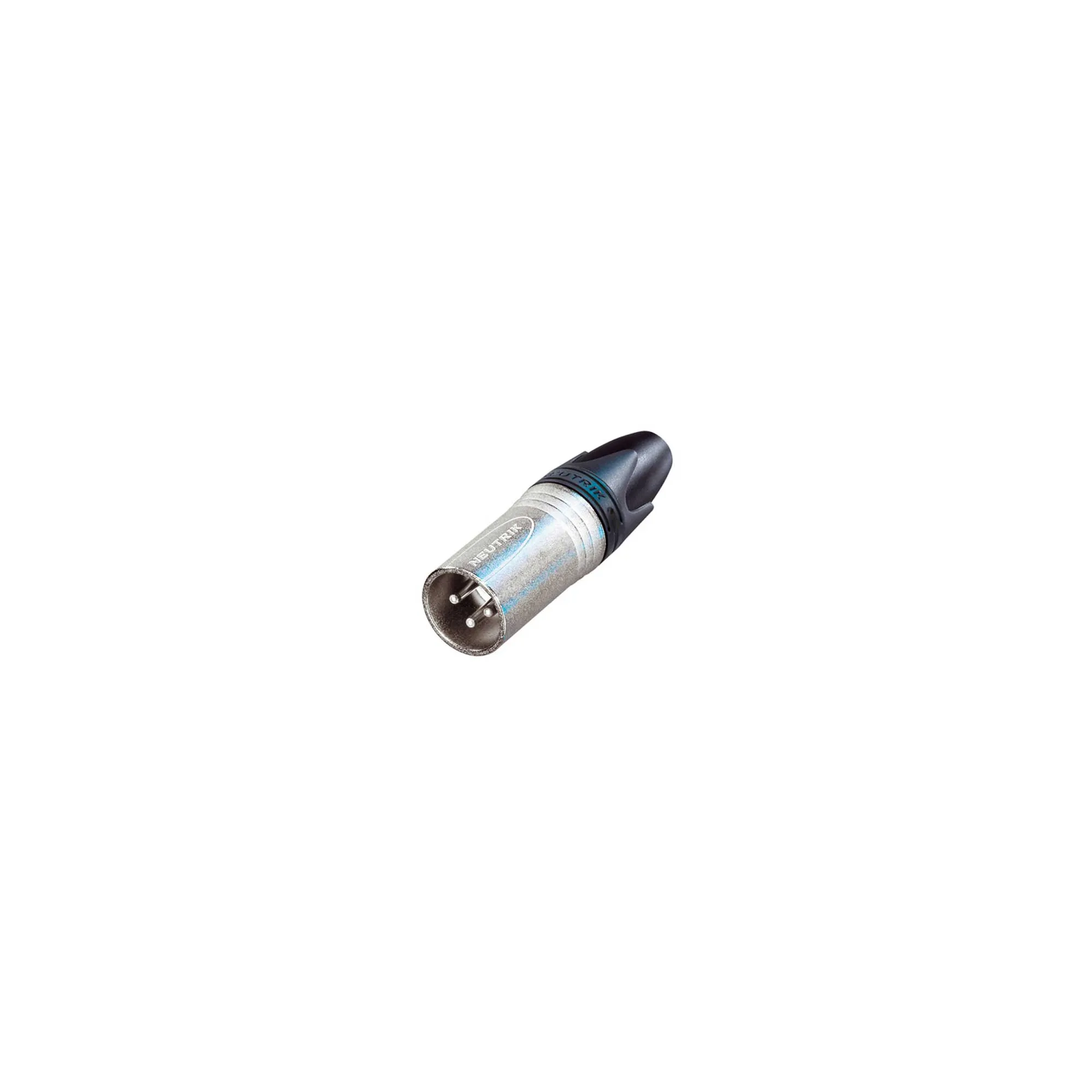 Neutrik 3-MXΧ 3 pole male cable connector XLR 3-pin male with Nickel housing and silver contacts