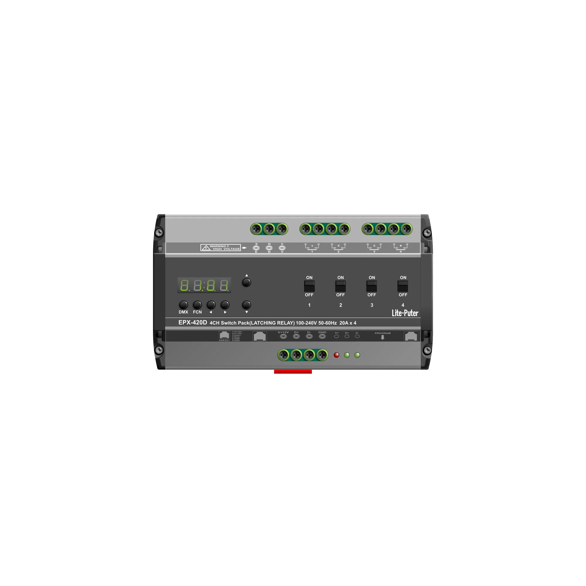 LITE PUTER EPX-420 relay 4 channels DMX
