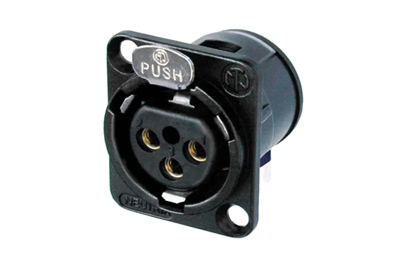 Neutrik NC3FD-LX-B Βύσμα 3pin XLR θηλυκό