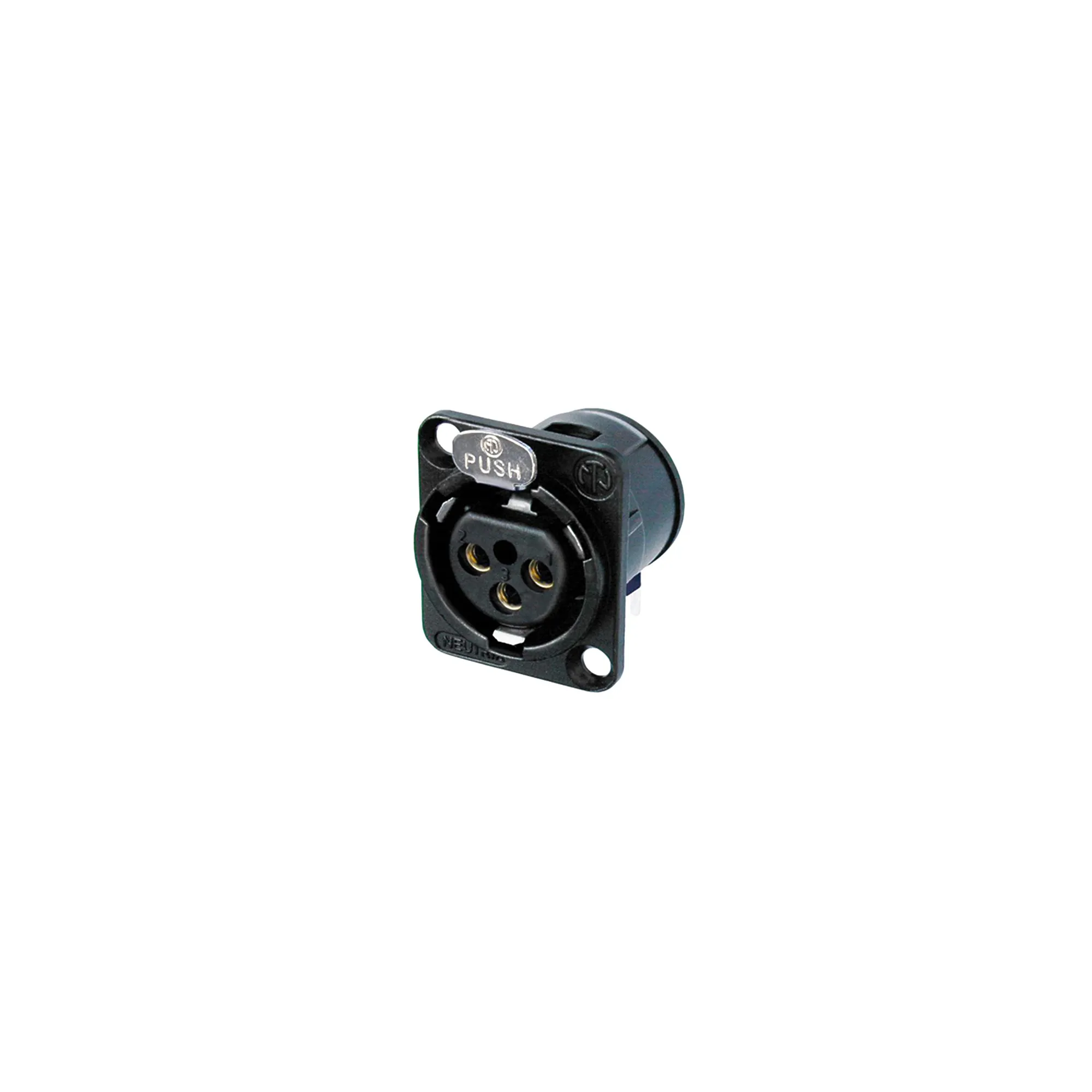 Neutrik NC3FD-LX-B Βύσμα 3pin XLR θηλυκό