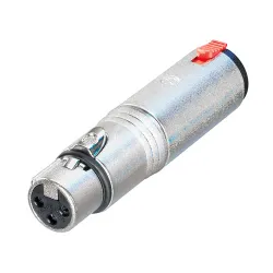 Neutrik NA3FJ επαγγελματικός αντάπτορας XLR 3pin θηλυκό σε stereo θηλυκό καρφί