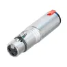Neutrik NA3FJ επαγγελματικός αντάπτορας XLR 3pin θηλυκό σε stereo θηλυκό καρφί