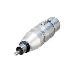 Neutrik NA2FPMM Αντάπτορας XLR 3pin θηλυκό σε RCA αρσενικό