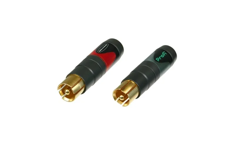 Neutrik NF2C-B/2  Βύσμα RCA αρσενικό επιχρυσωμένο