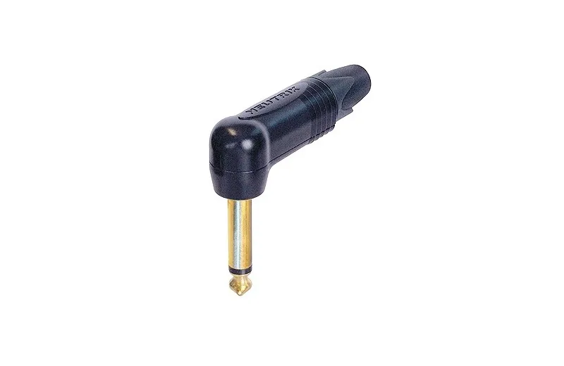 Neutrik NP2RX-B Γωνιακό βύσμα Jack mono 1/4 μαύρο με επίχρυσες επαφές