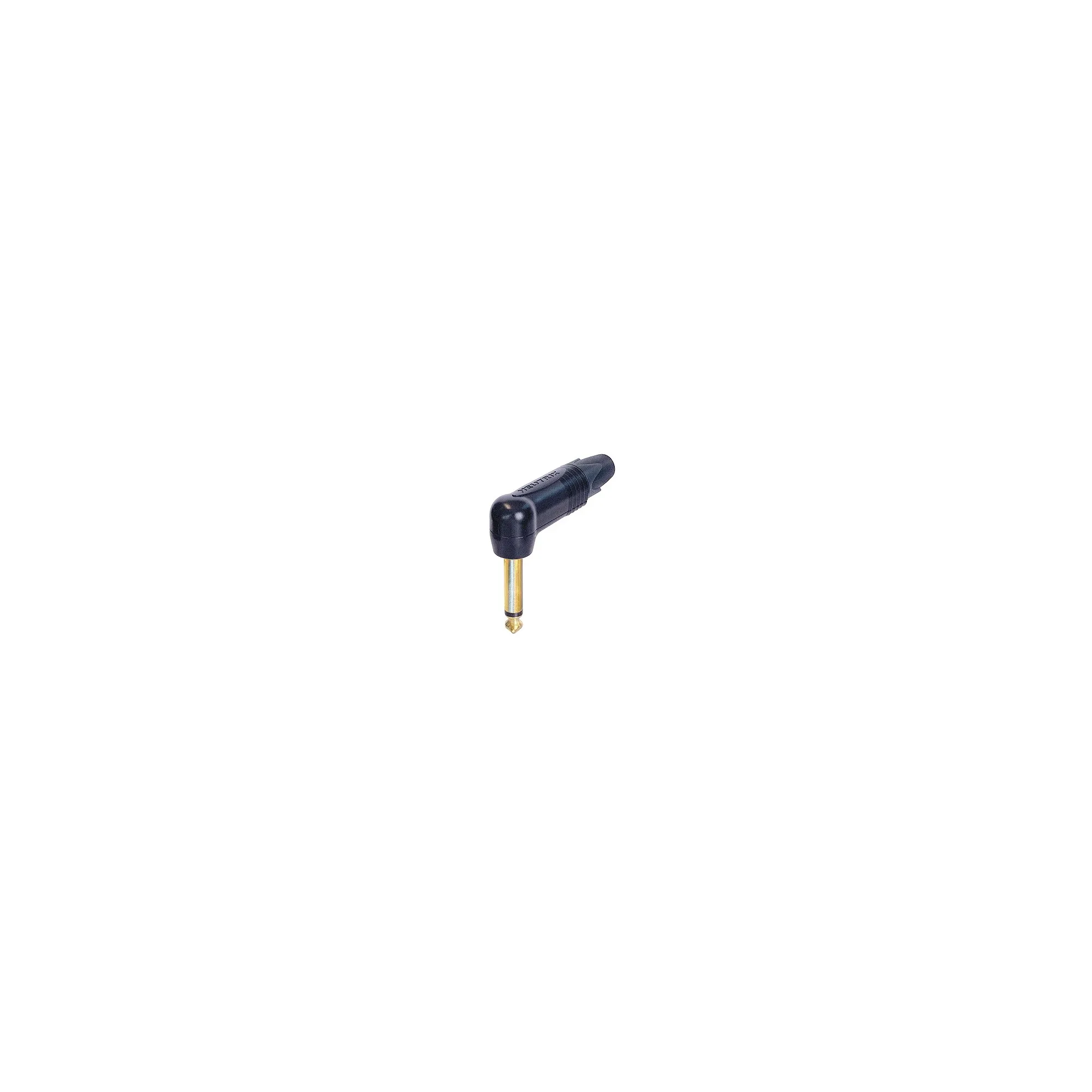 Neutrik NP2RX-B Γωνιακό βύσμα Jack mono 1/4 μαύρο με επίχρυσες επαφές