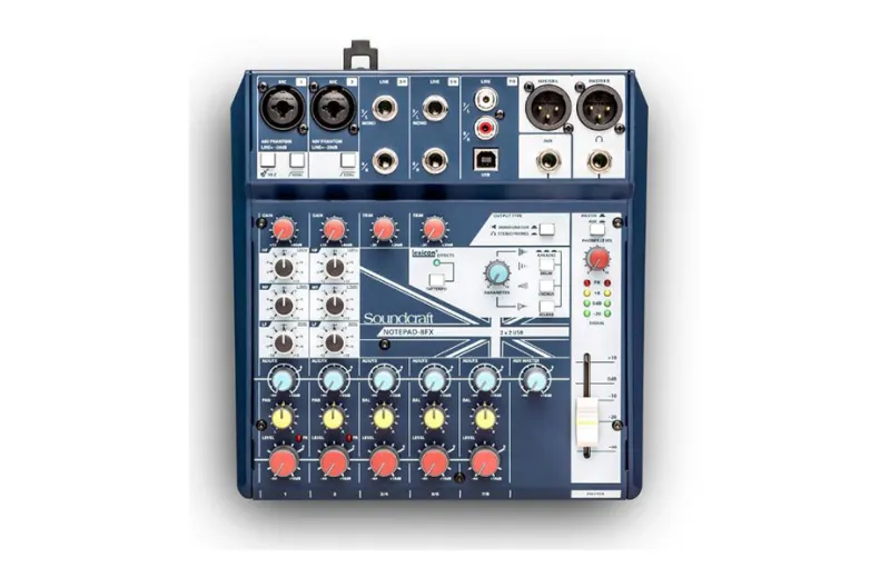 Soundcraft Notepad-8FX Αναλογική Κονσόλα Ήχου