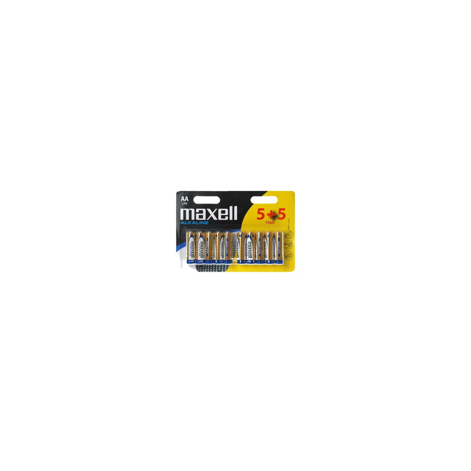 Maxell LR06 Alkaline Μπαταρίες τύπου AA 5 + 5 τμχ