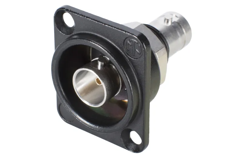 Neutrik NBB75DFIB isolated BNC chassis connectors
