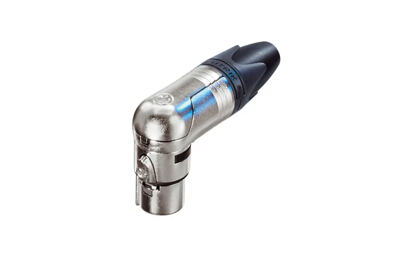 Neutrik NC3FRX right angle female cable connector