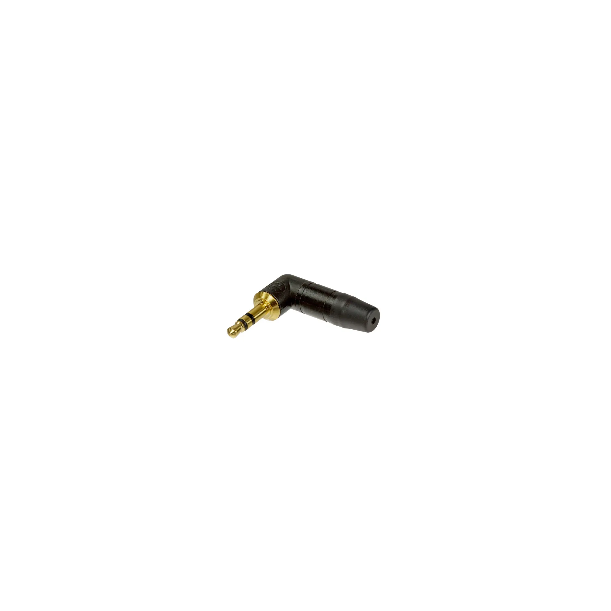 Neutrik NTP3RC-B professional right-angled stereo jack 3.5mm black with gold plated contacts