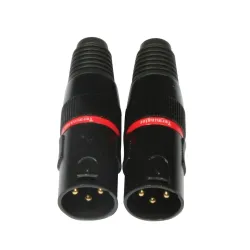 Accucable AC-DMXTERM-3/SET Βύσματα DMX 3 pin αρσενικό