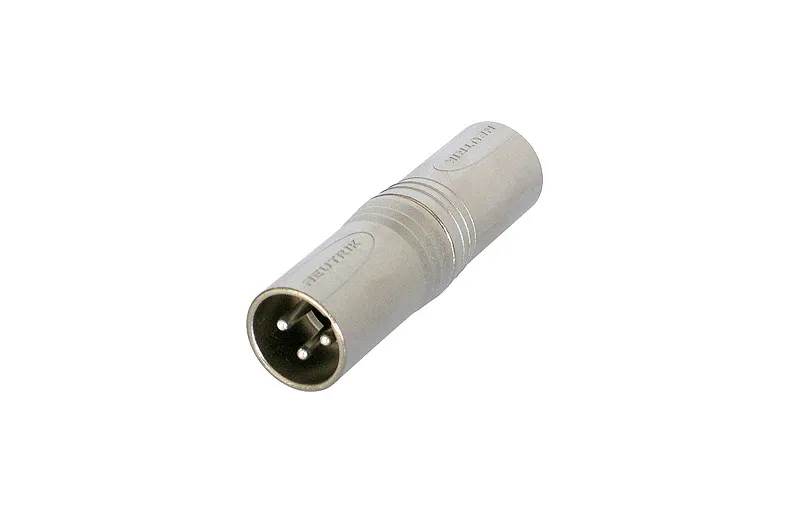 Neutrik NA3MM Αντάπτορας XLR 3pin αρσενικό σε XLR 3pin αρσενικό