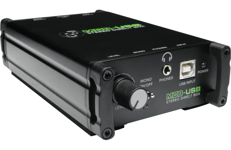 MACKIE MDB-USB Bus-Powered Stereo DI
