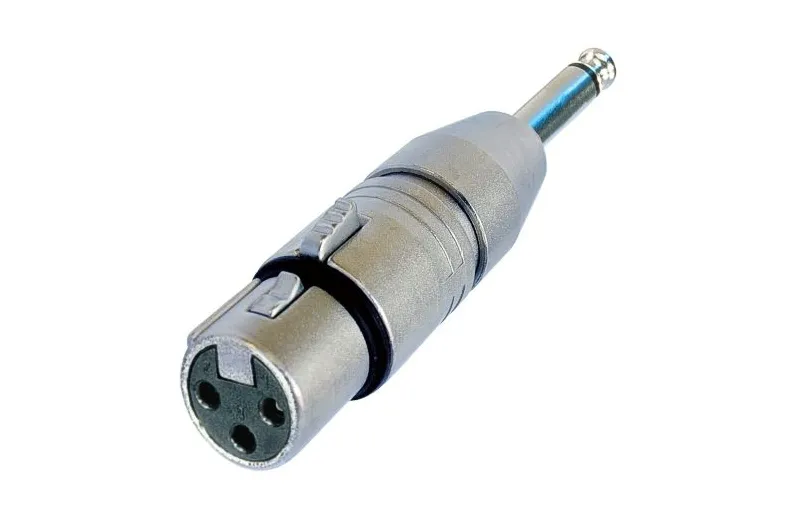 Neutrik NA2FPprofessional adaptor female XLR 3pin to mono Jack male
