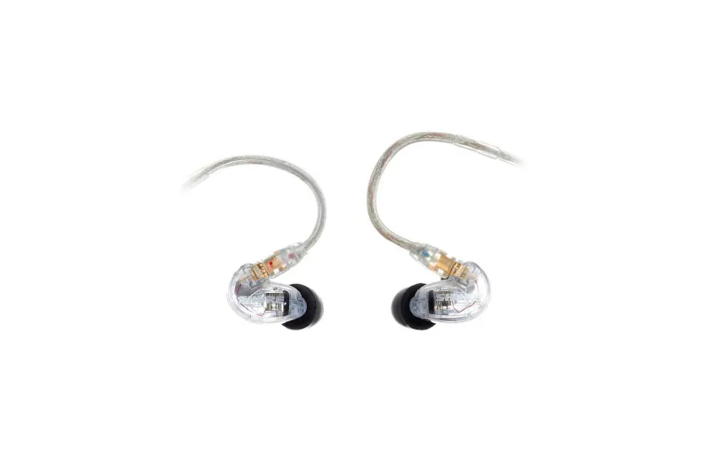 Shure SE215-CL In-Ear Wired Headphones - Transparent