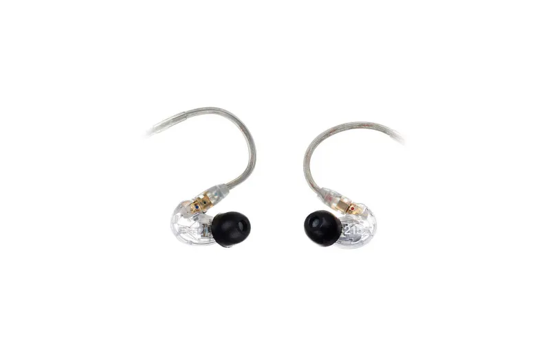 Shure SE215-CL In-Ear Wired Headphones - Transparent