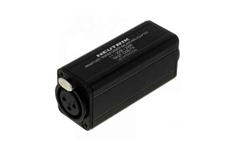 Neutrik NA2F-D0B-TX Αντάπτορας XLR 3pin θηλυκό σε RCA θηλυκό