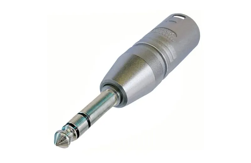Neutrik NA3MP αντάπτορας XLR 3pin αρσενικό σε stereo καρφί αρεσνικό