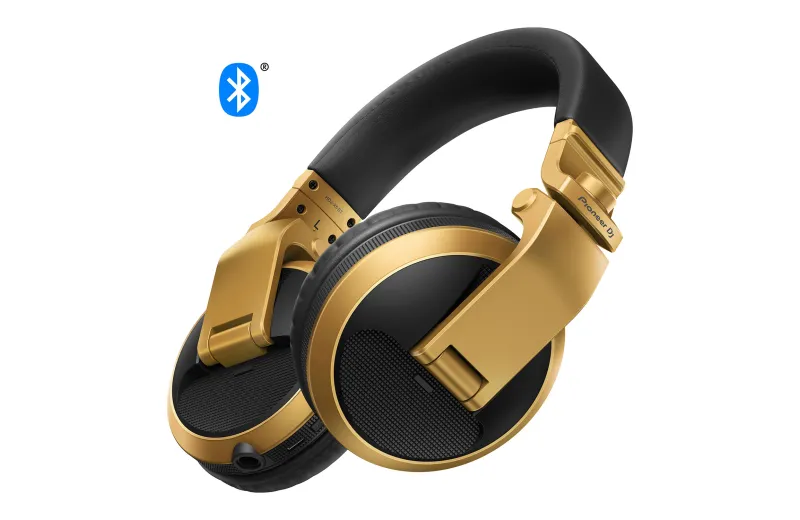 Pioneer Dj HDJ-X5BT over-ear bluetooth DJ headphones Black - Gold