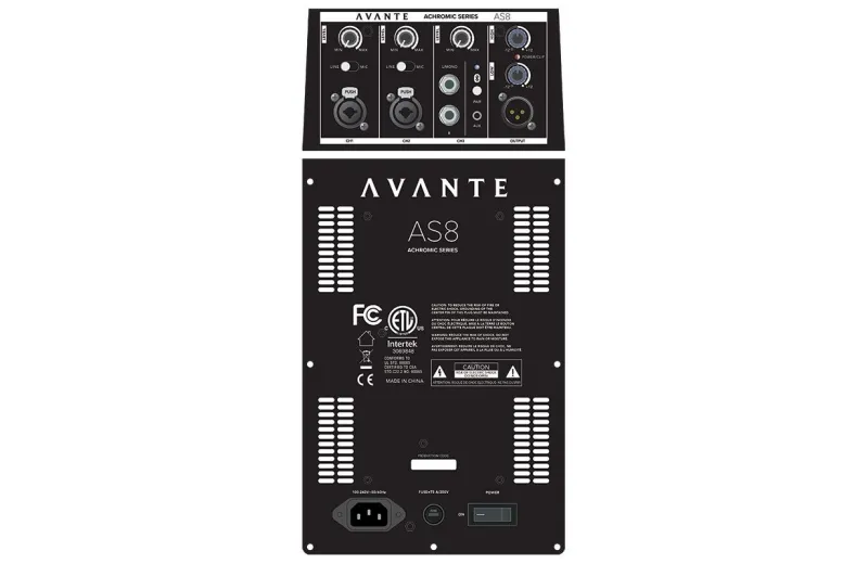 Avante AS8 Αυτοενισχυόμενο Ηχείο  - Μαύρο