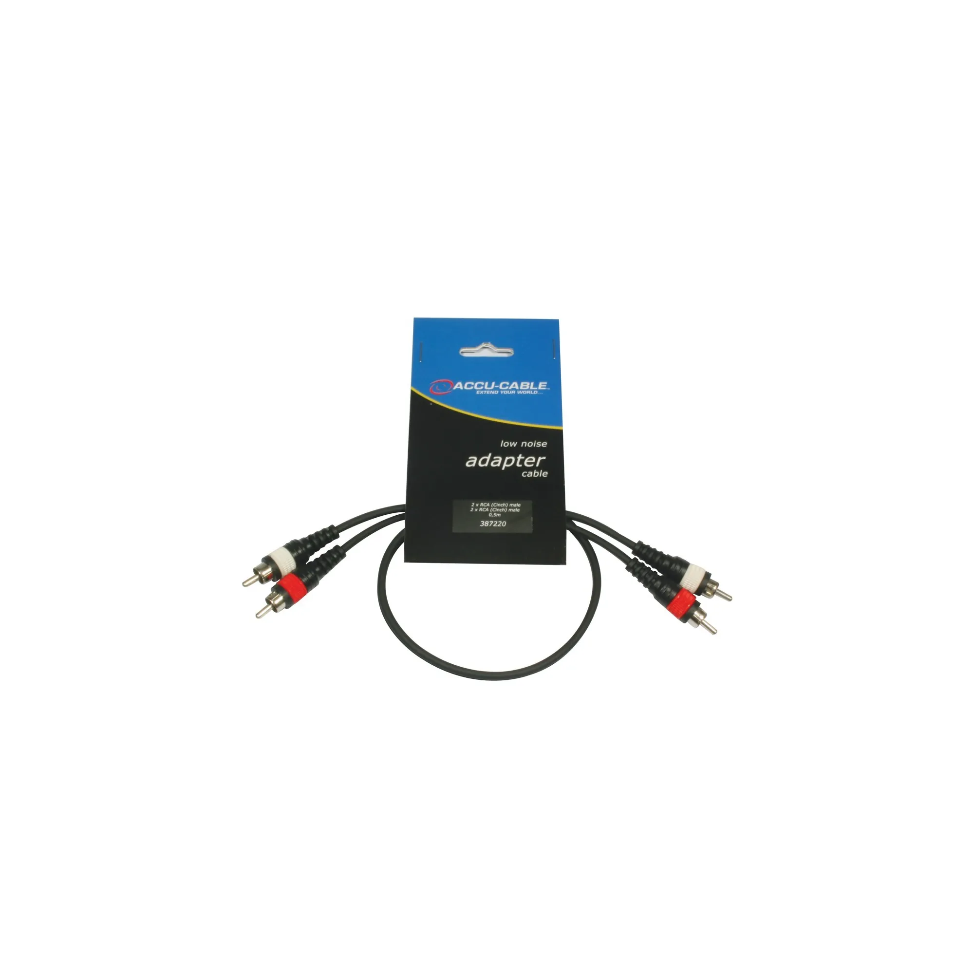 Καλώδιο AC-R/0,5 RCA cable 0,5m ACCU-CABLE