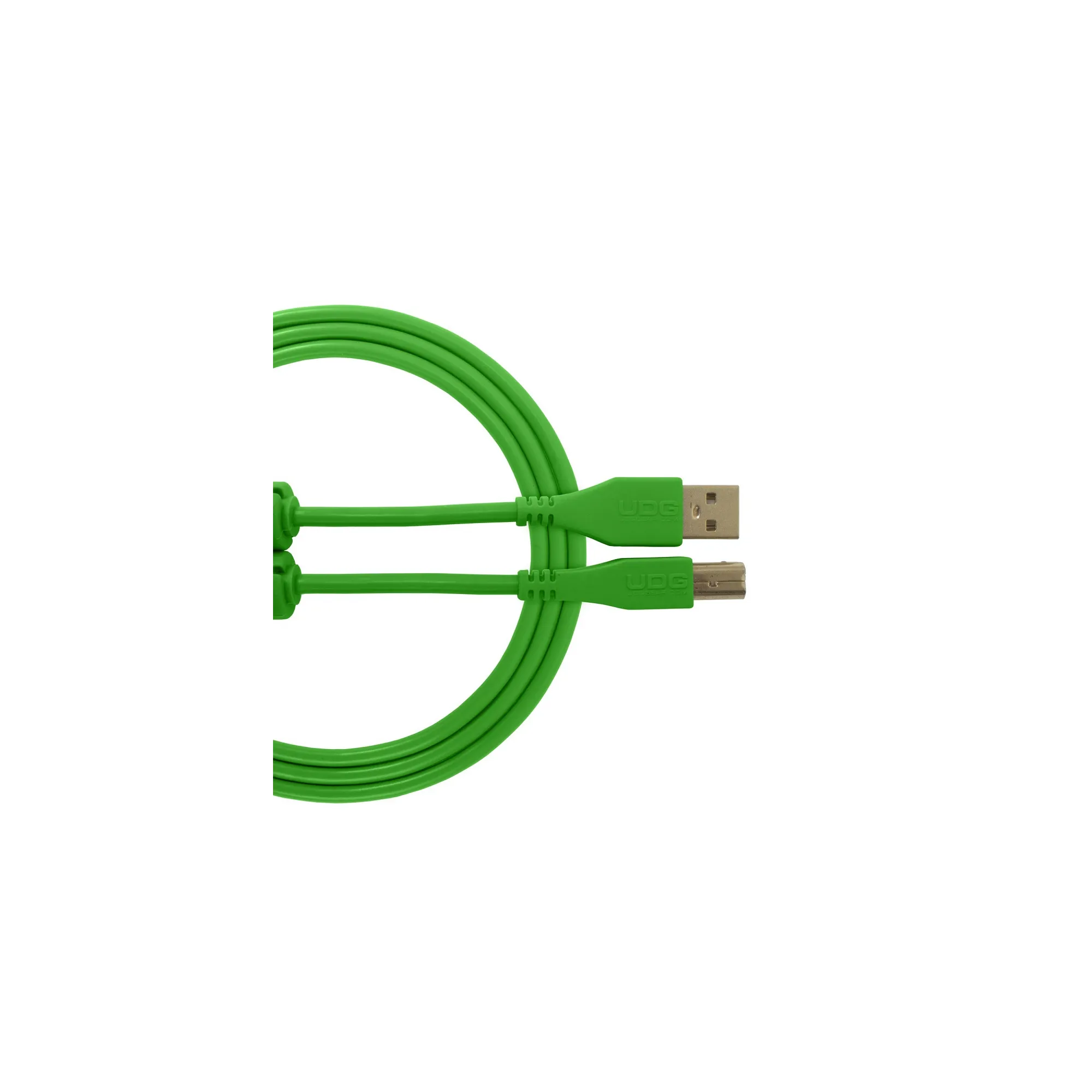 Udg U95001GR Ultimate Audio Cable USB 2.0 A-B Green Straight 1m