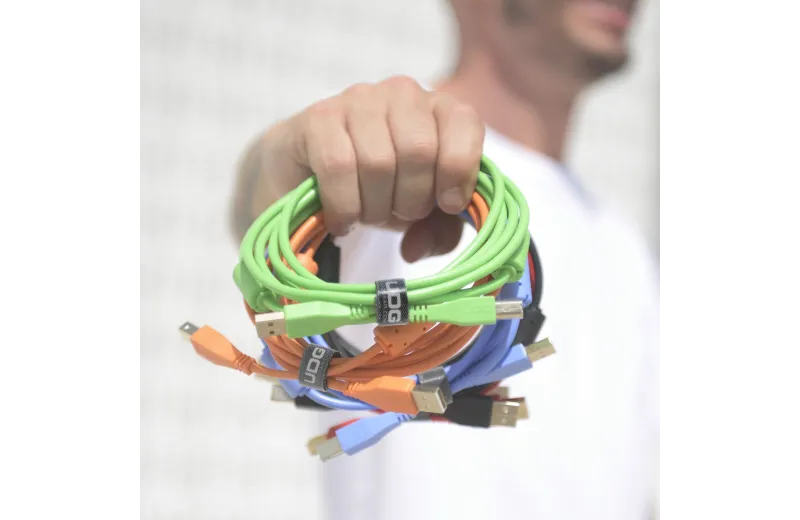 Udg U95001GR Ultimate Audio Cable USB 2.0 A-B Green Straight 1m