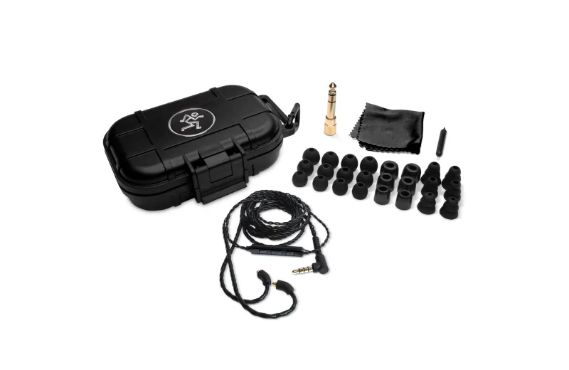 MACKIE MP-320 In-Ear Wired Headphones - Transparent