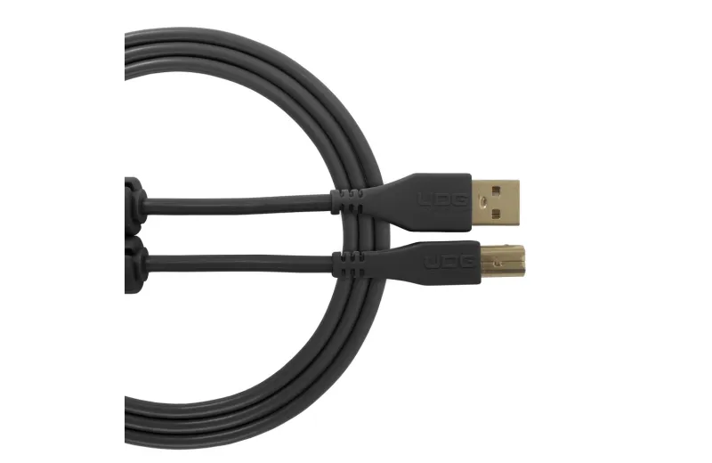 Udg U95001BL Ultimate Audio Cable USB 2.0 A-B Black Straight 1m
