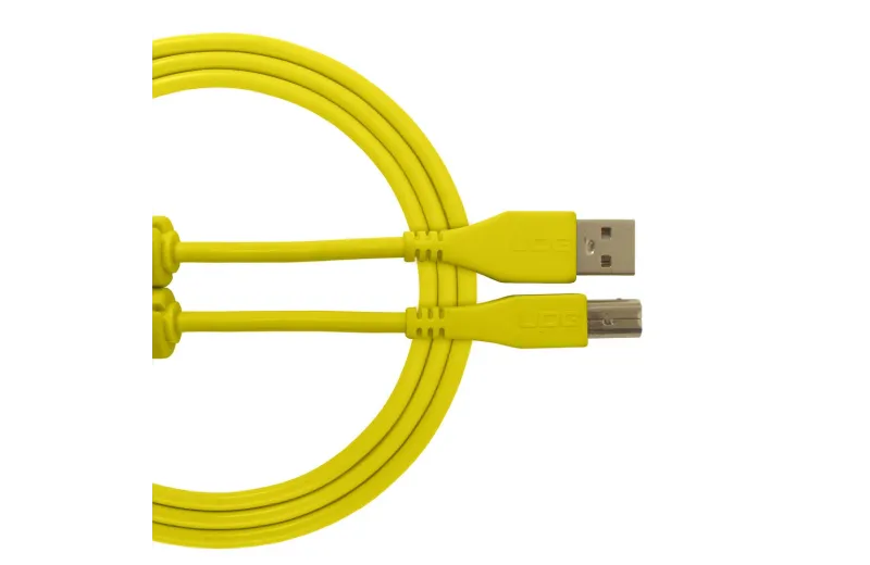 Udg U95002YL Ultimate Audio Cable USB 2.0 A-B Yellow Straight 2m