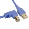 Udg U95004LB Ultimate Audio Cable USB 2.0 A-B Light Blue Angled 1m