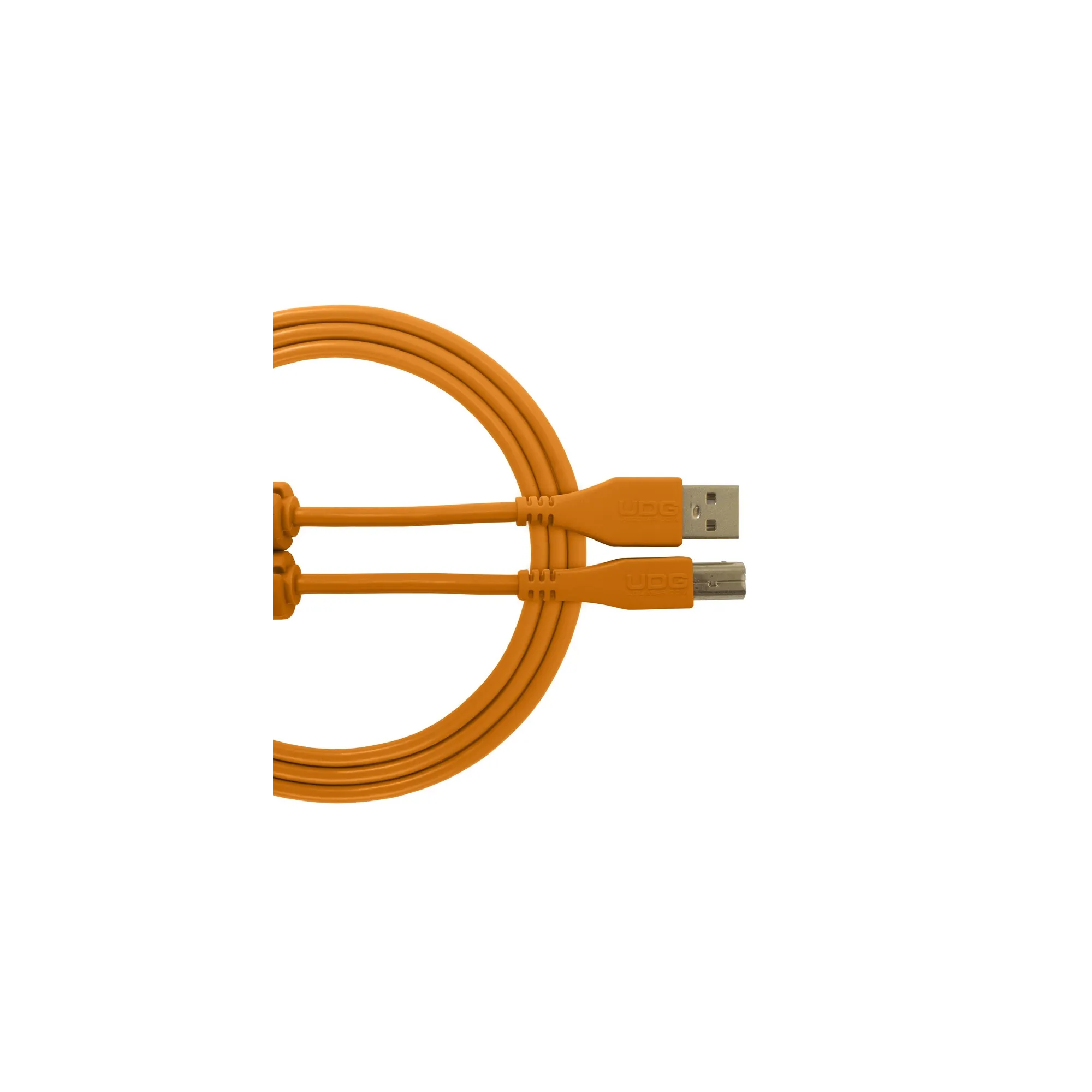 Udg U95001OR Ultimate Audio Cable USB 2.0 A-B Orange Straight 1m