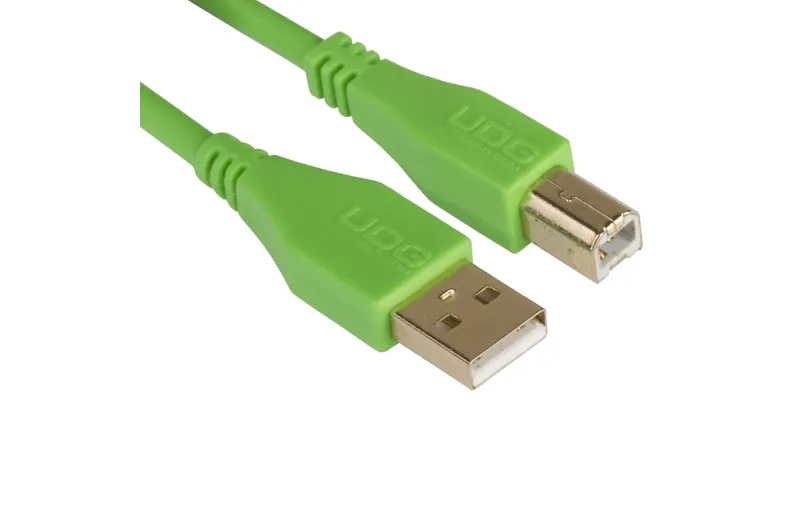 Udg U95002GR Ultimate Audio Cable USB 2.0 A-B Green Straight 2m