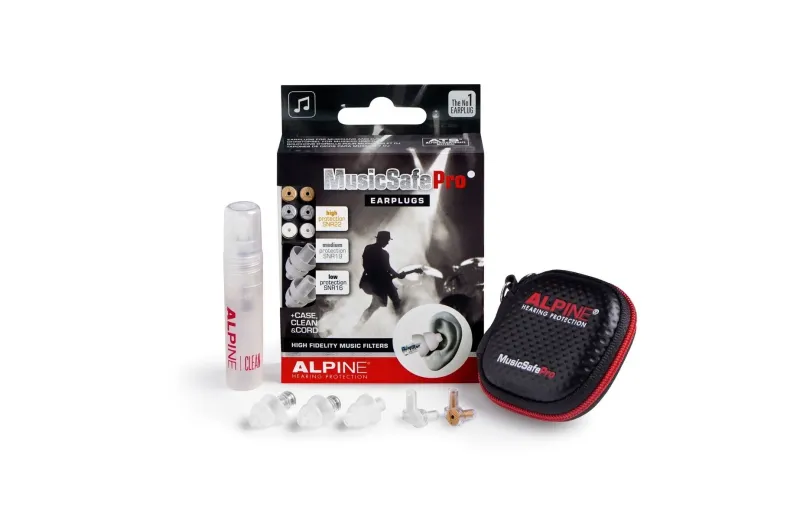 Alpine Musicsafe Pro Earplugs - Transparenrt