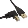 Udg U95004BL Ultimate Audio Cable USB 2.0 A-B Black Angled 1m