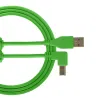 Udg U95004GR Ultimate Audio Cable USB 2.0 A-B Green Angled 1m